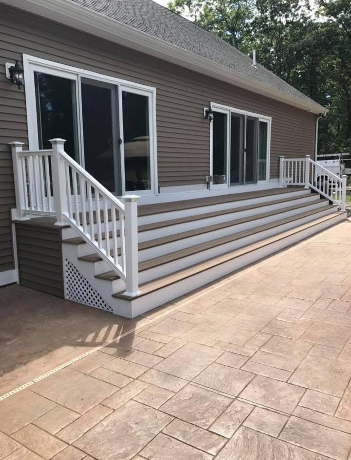 Completed carpentry and trim work